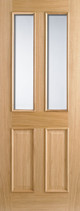 LPD Richmond 2L Oak Glazed RM2S Door 1981 x 762 x 35mm (30 Inch) LPD Richmond 2L Oak Glazed RM2S Door 1981 x 762 x 35mm (30 Inch)